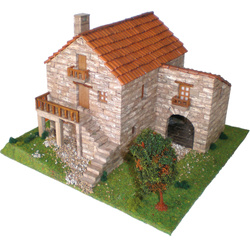 CUIT Folding 3D Brick House - Traditional Galician Cottage