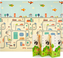 LITTLE STORY Folding Double-sided Foam Mat XPE 180x160x1 cm XPE-10160