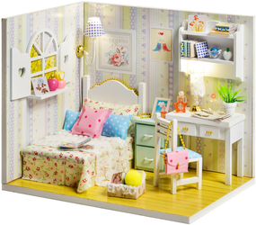 LITTLE STORY Folding Wooden LED Model - Barbara's Room