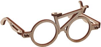 Mr.Playwood Wooden 3D Puzzle - Bike Glasses