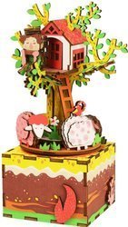 ROBOTIME Wooden 3D Puzzle - Tree House Posse