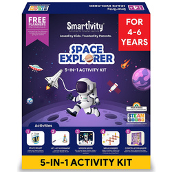 Smartivity Wooden Mechanical 3D Puzzle - Space Explorers