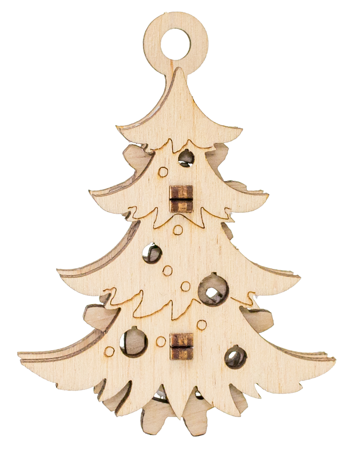 EWA Wooden 3D Puzzle - Christmas Tree