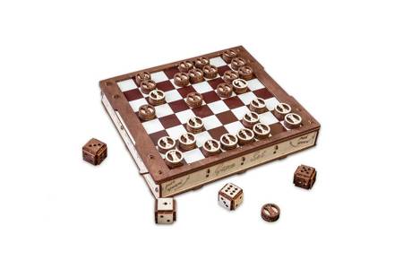 EWA Wooden 3D Puzzle - Game Set