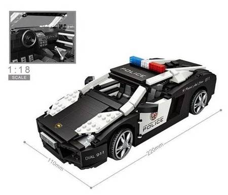 LOZ Constructive Blocks For Kids Police Car