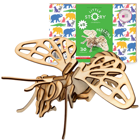 Little Story Wooden Model 3D Puzzle - Bee