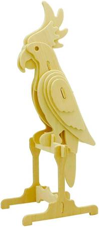 ROBOTIME Wooden 3D Puzzle - Parrot 