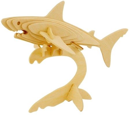 ROBOTIME Wooden 3D Puzzle - Shark