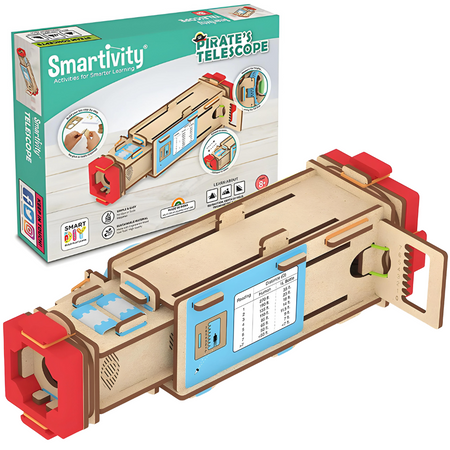 Smartivity Wooden Mechanical 3D Puzzle - Pirate Telescope