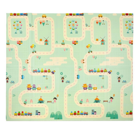 Foldable Double-sided XPE Foam Mat 180x200 cm