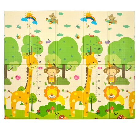 Foldable Double-sided XPE Foam Mat 180x200 cm