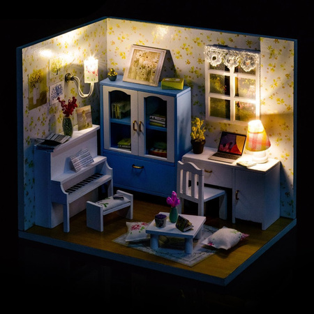 LITTLE STORY Folding Wooden LED Model - Anna's Room