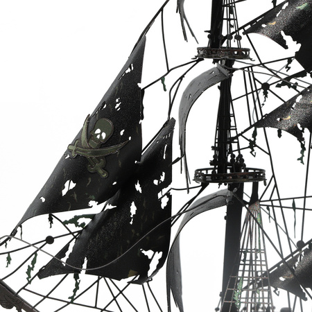 Piececool Puzzle Metalowe Model 3D - Statek Latający Holender