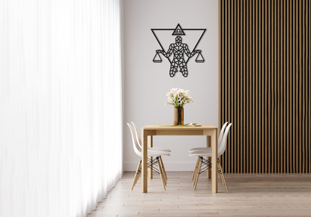 EWA Drewniane Puzzle 3D - Dekoracja Ścienna Waga