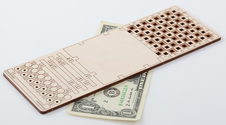 Mr.Playwood Wooden 3D Puzzle - Checkers Game