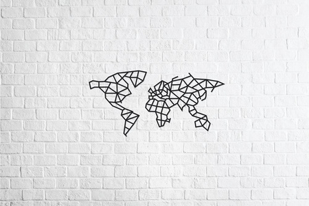 EWA Wooden 3D Puzzle - World Map Decoration