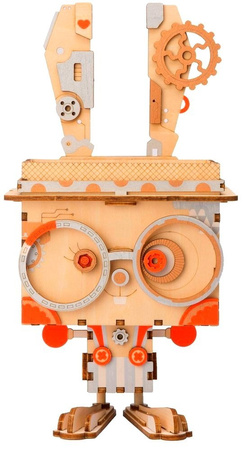 ROBOTIME 3D Wooden Puzzle - Flower Pot Rabbit
