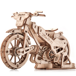 Little Story Wooden Model 3D Puzzles DIY - Speedway Bike