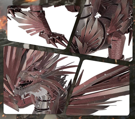 Piececool Metal Puzzle 3D Model - Firestorm Dragon