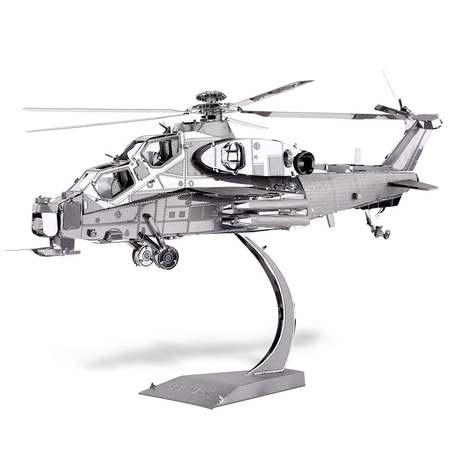 Piececool Puzzle Metal 3D Model - Helicopter WUZHI-10