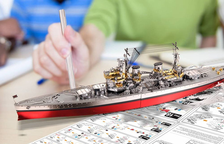 Piececool Puzzle Metalowe Model 3D - Statek HMS Prince of Wales