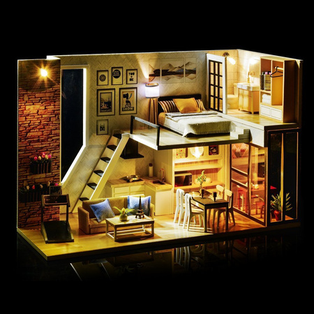 LITTLE STORY Folding Wooden LED Model - Claudia's Apartment