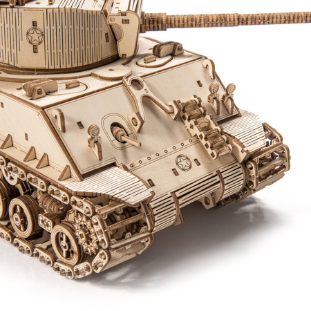 Little Story Wooden Model 3D Puzzle - Tank M4A3E8 Sherman