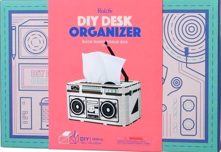 ROBOTIME Drewniany Dozownik Do Składania Radio