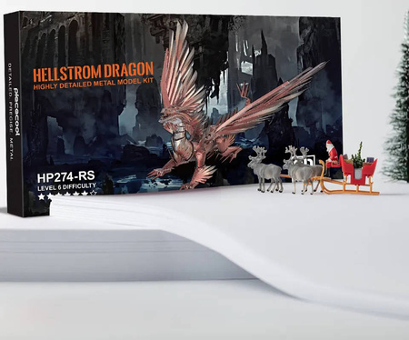Piececool Metal Puzzle 3D Model - Firestorm Dragon