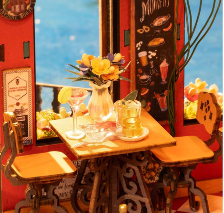 ROBOTIME Składany Drewniany Model Puzzle 3D Bar