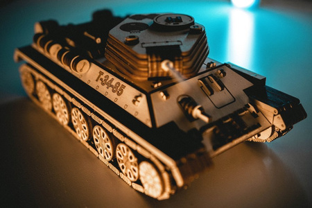 EWA Drewniane Puzzle 3D - Czołg T-34-85