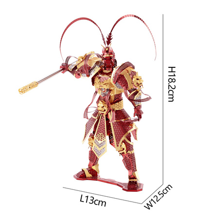 Piececool Puzzle Metalowe Model 3D - Małpi Król