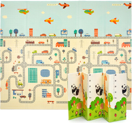 LITTLE STORY Folding Double-sided Foam Mat XPE 180x160x1.5 cm XPE-15160