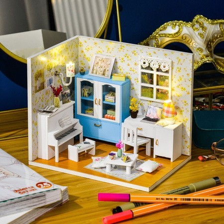LITTLE STORY Folding Wooden LED Model - Anna's Room