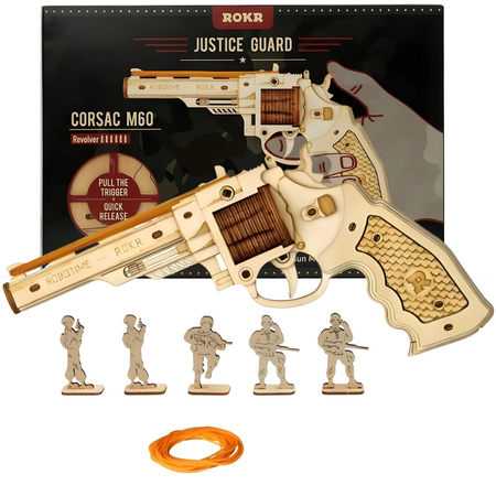 ROBOTIME Wooden 3D Puzzle - Gun M60