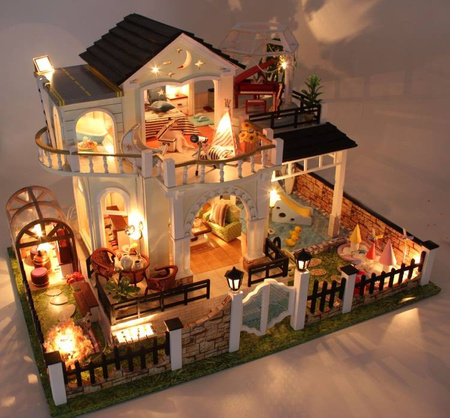 HONGDA Foldable Wooden Model 3D Puzzle DIY Elixir of Love