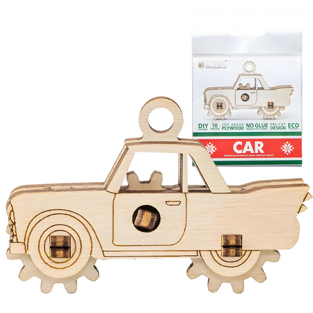 EWA Wooden 3D Puzzle - Car