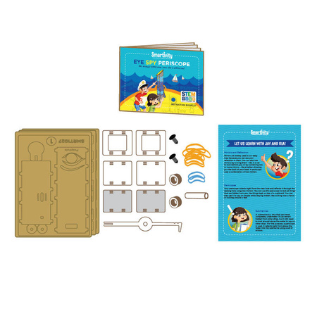 Smartivity Drewniane Mechaniczne Puzzle 3D - Peryskop