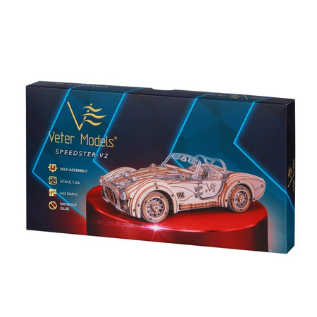 Veter Models Puzzle 3D - Samochód Speedster V-2