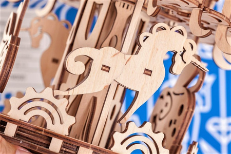 Mr.Playwood Drewniane Puzzle 3D - Karuzela XL