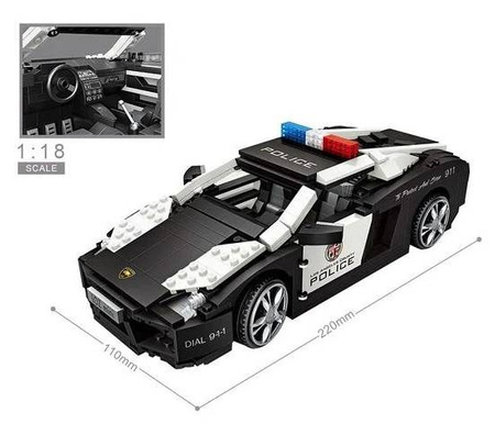 LOZ Constructive Blocks For Kids Police Car