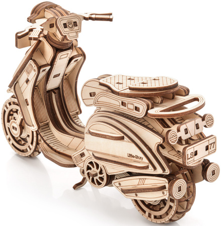 Little Story Wooden Model 3D Puzzles DIY - Sting Scooter