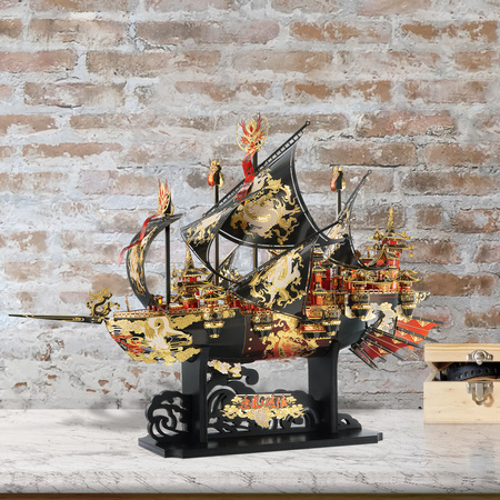 Piececool Puzzle Metalowe Model 3D - Statek Łamacz Wiatrów