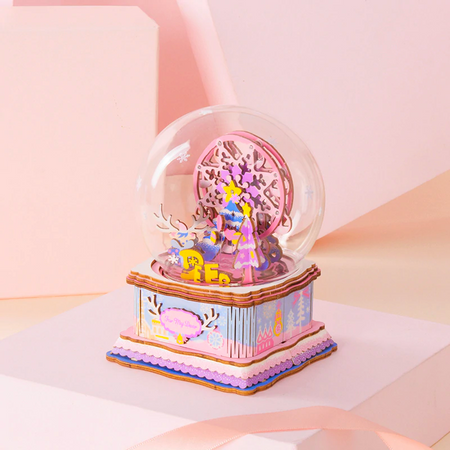 ROBOTIME Drewniane Puzzle 3D - Pozytywka Diabelski Młyn