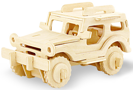 ROBOTIME 3D Wooden Puzzle - Jeep