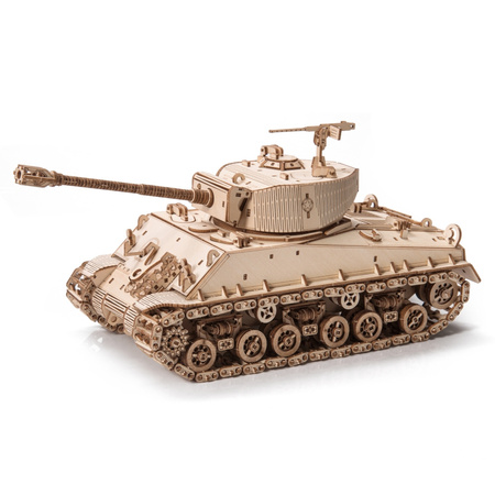 Little Story Wooden Model 3D Puzzle - Tank M4A3E8 Sherman