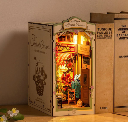 Robotime Składany Kwiaciarnia Book Nook