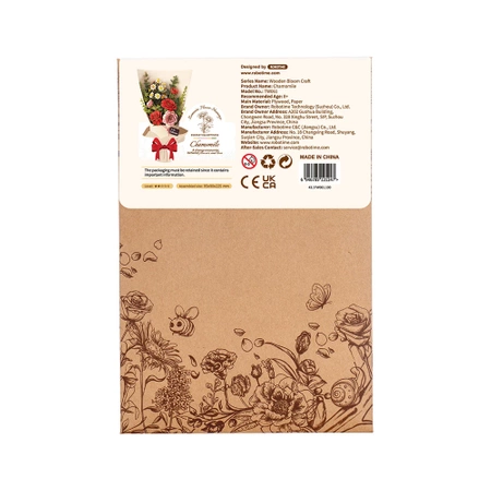 ROBOTIME Drewniane Puzzle Model 3D DIY - Kwiat Rumianek