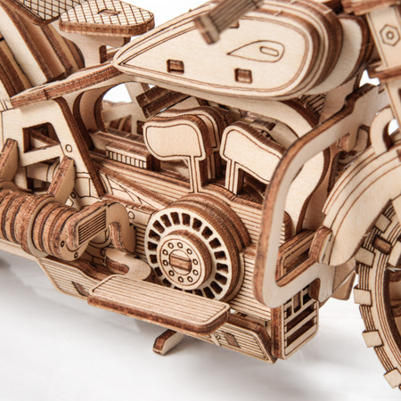 Little Story Wooden Model 3D Puzzles DIY - Comanche Motorcycle