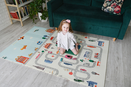 LITTLE STORY Foldable Double-sided XPE Foam Mat 180x120x1 cm XPE-F10120